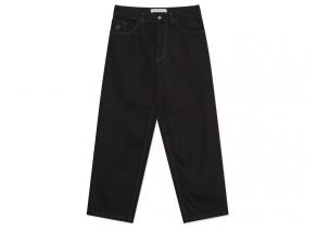 Polar Skate Co Big Boy Pants Black / Blue Stitching