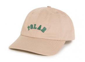 Polar Skate Co College Logo Sai Cap Ecru