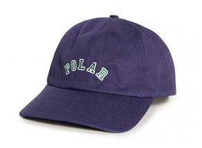 Polar Skate Co College Logo Sai Cap Navy