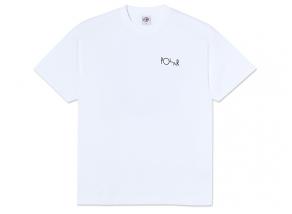 Polar Skate Co Fill Logo Tee Happy Sad White