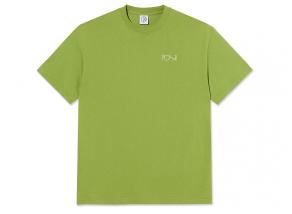 Polar Skate Co Contrast Tee Stroke Logo Peridot