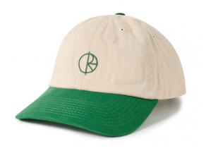 Polar Skate Co Sai Cap Stroke Logo Ecru / Green