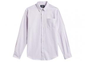Portuguese Flannel Belavista Stripes Shirt Bordeaux