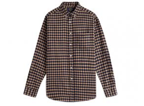 Portuguese Flannel Roca Shirt Brown