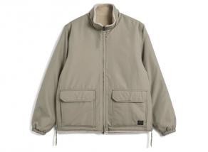 Taion x Boa Non Down Military Reversible Hi Neck Jacket Light Mocha / Beige