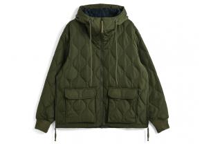 Taion 106WZPML-1 Military W-Zip Down Hoodie Dark Olive