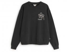 Thinking Mu Flower Rope Navy Leon Sweatshirt