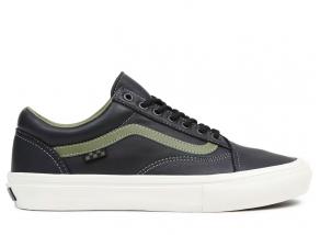 Vans Skate Old Skool Butter Leather Black / Green VN0A5FCBYJ71