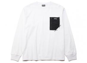 Wild Things Long Pocket Tee White WT232-14