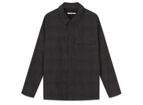 Wood Wood Clive Wool Shirt Black