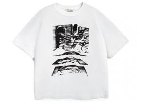 YMC P6ZAE Triple Tshirt Mountains White