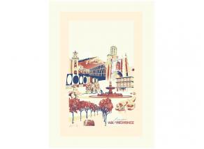 Affiche Bonjour Aix en Provence / Architecture / Vincent Maunier