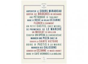 Poster Bonjour Aix en Provence / Vincent Maunier