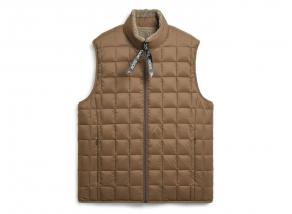 Taion Down x Boa Reversible Down Vest Light Brown / Beige