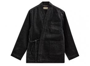 Anerkjendt Akjesper Selvedge Denim Kimono Black 902606