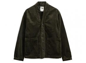 Anerkjendt Akotto Cord Overshirt Forest Night 902716
