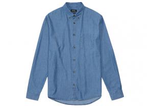 APC Chemise Nate Bleu