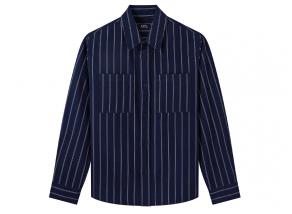 APC Surchemise New Bastian Bleu