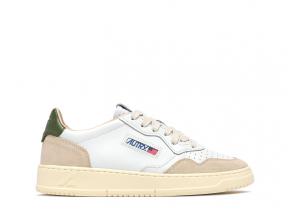 Autry Medalist Low LS17 Leather / Suede White / Bronze Green