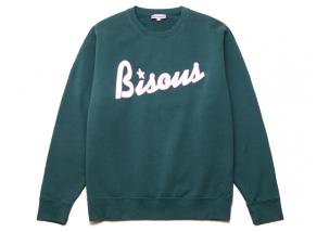 Bisous Skateboards Lounge Crewneck Forest