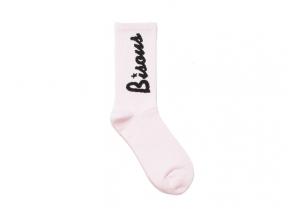 Bisous Skateboards Lounge Socks White