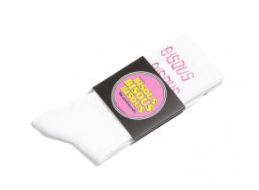 Bisous Skateboards Socks Bisous X3 White