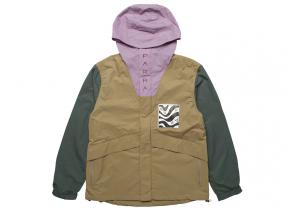 By Parra Distorted Logo Jacket Sand