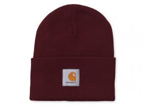 Carhartt Acrylic Watch Hat Bordeaux I020222