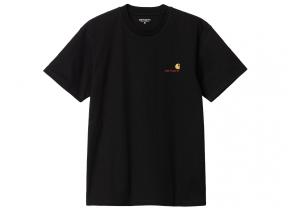 Carhartt American Script Tshirt Black I029956