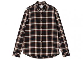 Carhartt Barten Shirt Check Black I032264