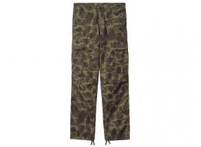 Carhartt Cargo Pant Camo Duck Green / Office Green Garment Dyed I034249