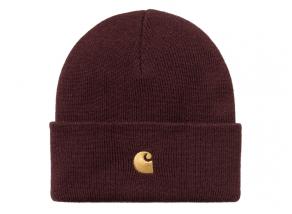 Carhartt Chase Beanie Amarone / Gold I026222