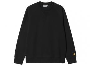 Carhartt Chase Sweat Black / Gold I033660