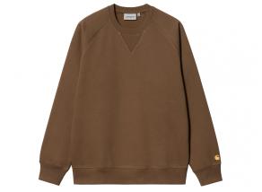 Carhartt Chase Sweat Chocolate / Gold I033660