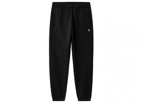Carhartt Chase Sweat Pant Black / Gold I033667