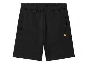 Carhartt Chase Sweat Short Black / Gold I033669