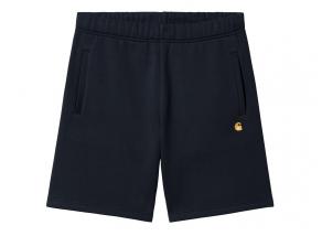 Carhartt Chase Sweat Short Dark Navy / Gold I033669