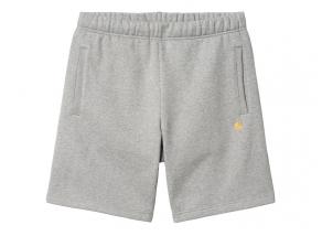Carhartt Chase Sweat Short Grey Heather / Gold I033669