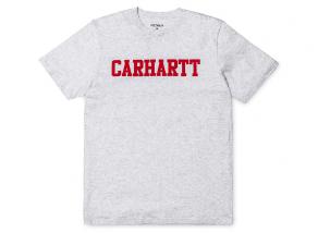 Carhartt College Tshirt Ash / Chili I018486
