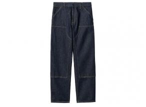 Carhartt Double Knee Pant Blue Rinsed I032699