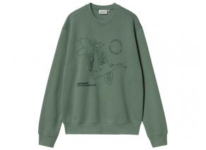 Carhartt Flying Ducks Sweat Duck Green I033938