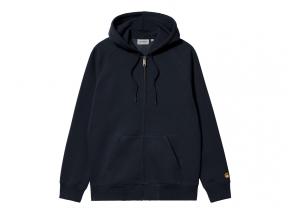 Carhartt Hooded Chase Jacket Dark Navy / Gold I033664