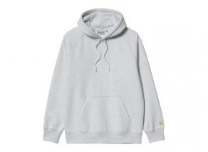 Carhartt Hooded Chase Sweat Ash Heather / Gold I033661