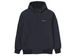 Carhartt Hooded Sail Jacket Dark Navy / White I028436