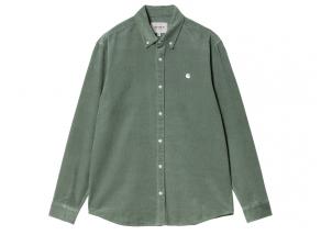 Carhartt Madison Fine Cord Shirt Park / Wax I030580