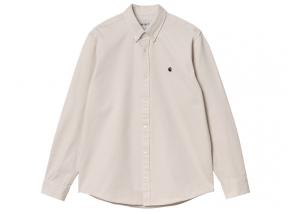 Carhartt Madison Shirt Moonbeam / Black I023339