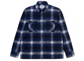Carhartt Nigel Check Shirt Lapis I028235