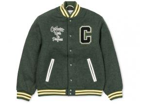 Carhartt Pembroke Varsity Jacket Loden / Wax I025105