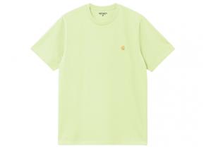 Carhartt Chase Tshirt Air Green / Gold I026391