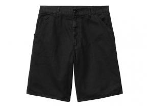 Carhartt Single Knee Short Black Garment Dyed I031504